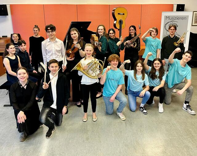 Grupenfoto 3 plm, leider nicht alle TN anwesend | Foto: Musikschule Spittal