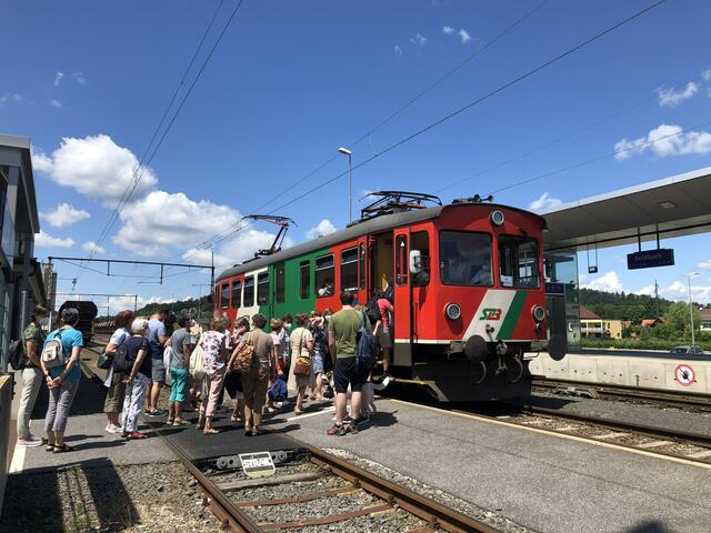 Laut "Fahrgast" wird die Gleichenberger Bahn an Wochenenden und an Feiertagen gut angenommen. | Foto: L. Künzel