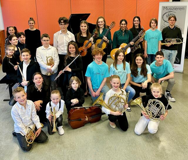Grupenfoto plm, leider nicht alle TN anwesend | Foto: Musikschule Spittal