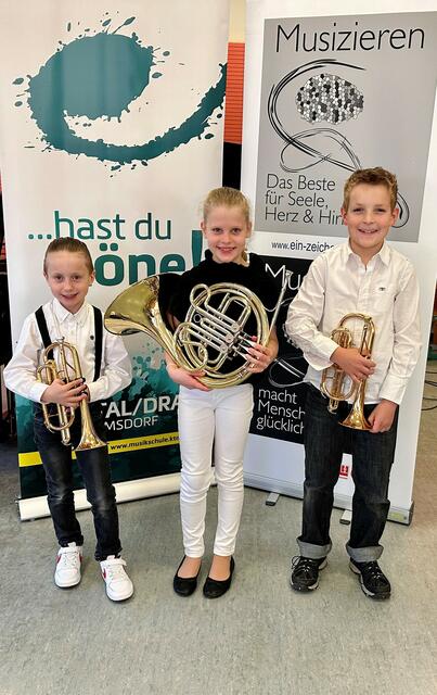 Sebastian Schönfelder, Marie Warmuth, Laurenz Gigler | Foto: Musikschule Spittal