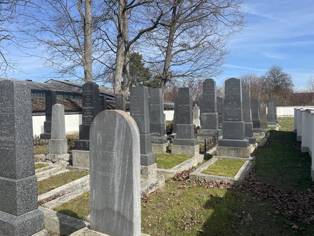 Blick über den Friedhof und die restaurierten Gräber. | Foto: Daniel Schmidt