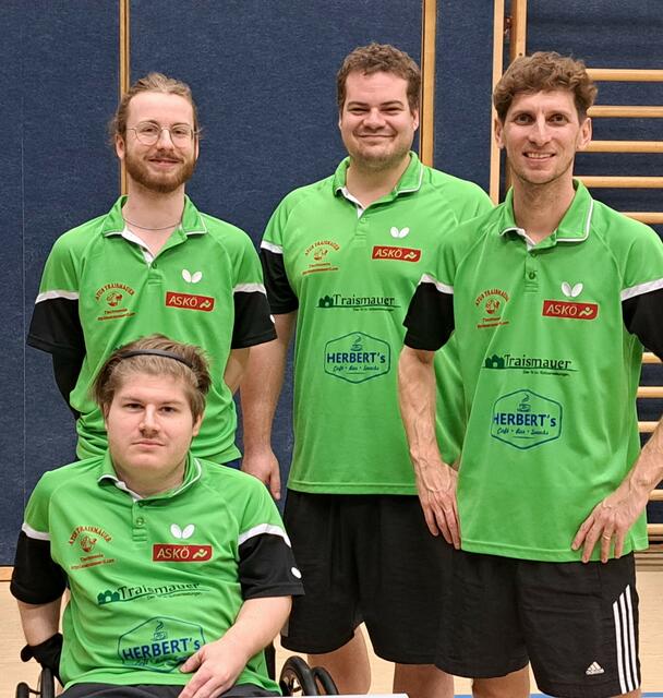 Atus Traismauer 3 hinten von links; Tom Doberenz, Andreas Berger, David Schreiber; vorne Patrick Caha 