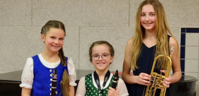 Alena Petrovits, Ella Puffing und Maria Mulej glänzten beim Landesfinale von "Prima la musica". | Foto: Musikschule Köflach