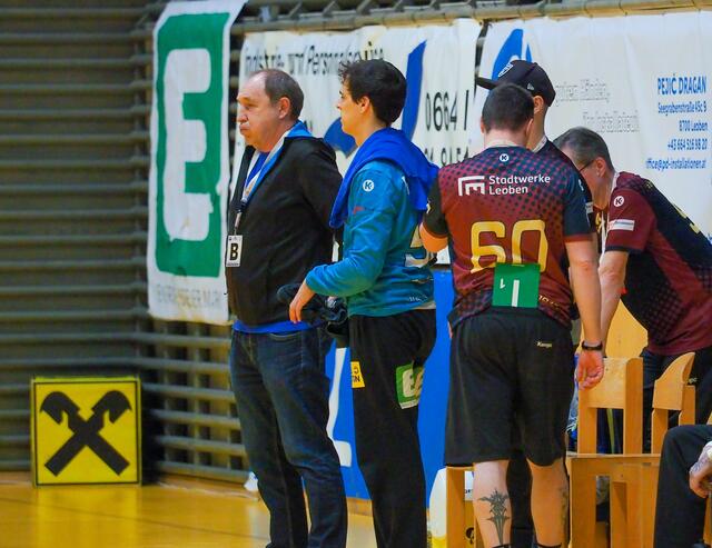 Fritz Zenk (li.) wird die Sportunion Leoben noch bis Ende der Play-off-Runde betreuen. | Foto: Sportunion Leoben