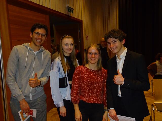 Jakub Lisak, Johanna Kalteis, Agnes Sauer und Valentin Pieber | Foto: Simon Glösl