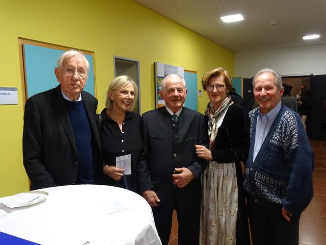 Professor Walter Deutsch, Elisabeth Parker, Hermann Maderthaner, Dorothea Draxler und Norbert Hauer | Foto: Simon Glösl