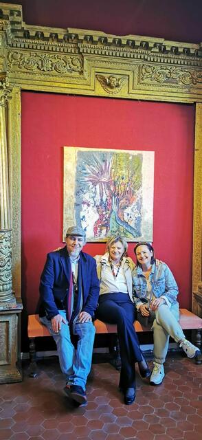 Daniel A. Hofer, Michaela Lukmann und Maria Trattner in Florenz | Foto: Arthena Maxx