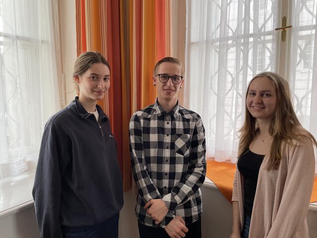 Die drei Salzburger Studierenden Livia, Marcel und Anna freuen sich bereits auf ihre Tätigkeit als Lernbuddys. | Foto: Philip Steiner