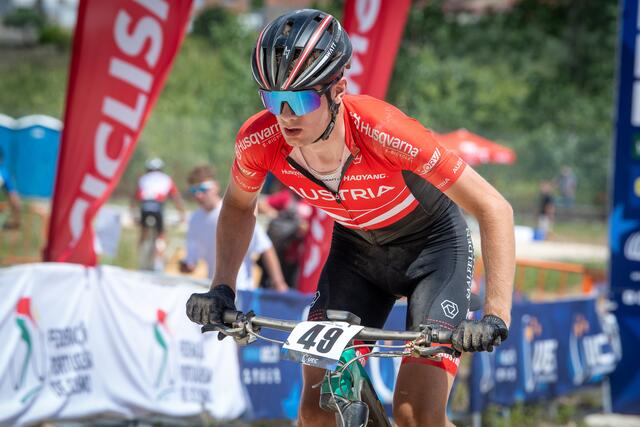 Der 13. Rang für Dominik Hödlmoser beim UCI Junior World Series Rennen. | Foto: Küstenbrück/EGO Promotion