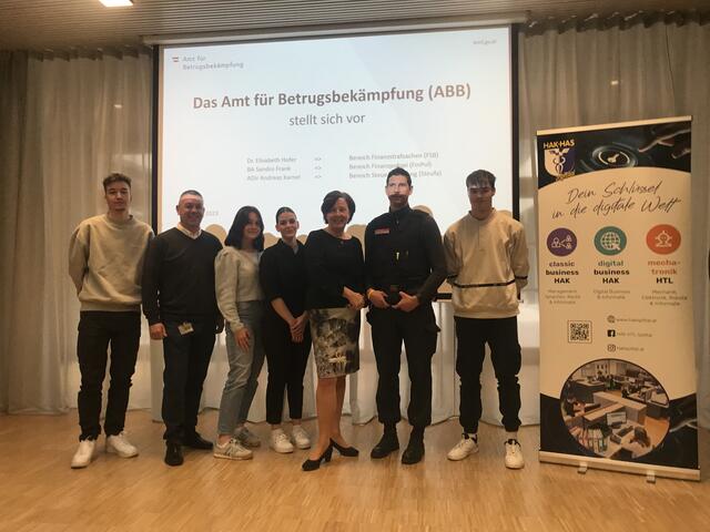 Ein erfolgreicher und informativer Vortrag! | Foto: HAK/HTL Spittal/Drau