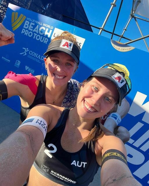 Bestes Resultat auf Challenge-Niveau auf der Volleyball Beach Pro Tour: Dorina und Ronja Klinger (v.l.) | Foto: Klinger