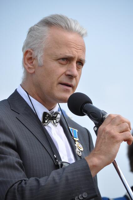 Präsident Franz Kumpl aus Oberschlierbach. | Foto: Foto: Nikolaj Schischigin