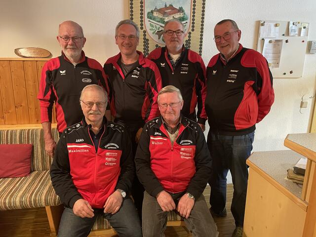 1. Reihe v.l. : Maximilian Leiner und Walter Prähofer
2. Reihe v.l. : Alfred Leiner, Franz Krätschmer, Josef Benezeder und Josef Steiner | Foto: BRS/Moser