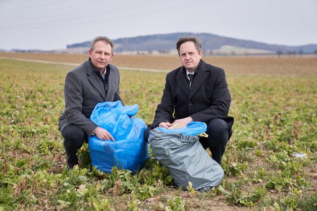 Bürgermeister von Kilb Manfred Roitner und LK NÖ-Präsident Johannes Schmuckenschlager. | Foto: LK NÖ/Philipp Monihart