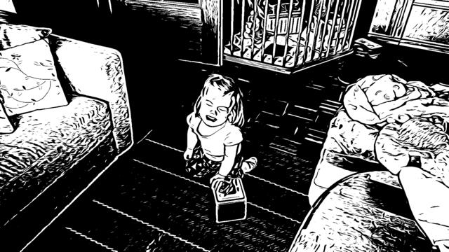 Jede Emotion wird rausgeschossen und das lautstark. Der Grund hier: Die Musikbox spielt Kinderlieder, was für eine Frechheit! | Foto: Kein-Drama Mama/Comica