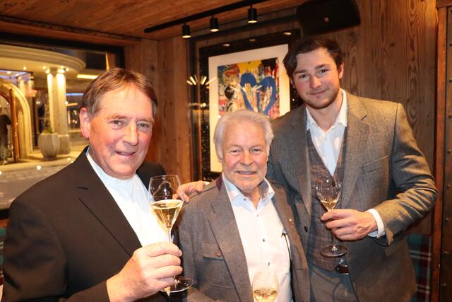 Seppl Haueis (Postgasthof Gemse Zams), Franz Ganahl (Hotel Gramaser) und Josef Neururer (v.l.). | Foto: Othmar Kolp