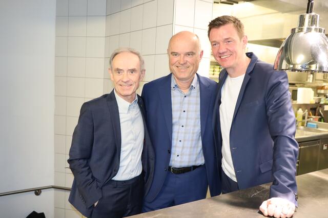 Karl Obauer, Rudi Obauer und Silvio Nickol (v.l.). | Foto: Othmar Kolp