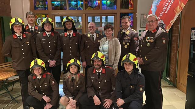 Sieben neue Mitglieder für die FF Leoben-Göß wurden angelobt, ein Zeichen dafür, dass es immer wieder Menschen gibt, die zu einer umfangreichen Ausbildung bereit sind und am freiwilligen Dienst Interesse zeigen.
 | Foto: FF Leoben-Göß