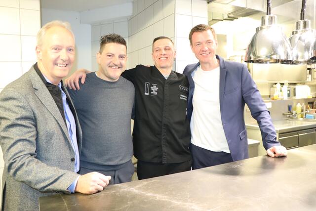 Koch-Elite: Martin Sieberer, Peter Girtler, Benjamin Parth und Silvio Nickol (v.l.). | Foto: Othmar Kolp