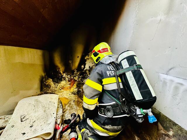 Rund 30 Einsatzkräfte waren vor Ort | Foto: FF Peratschitzen