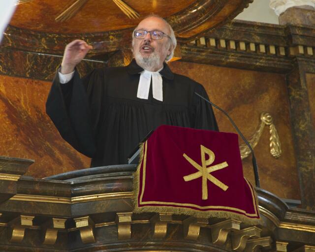 Bischof i.R. Michael Bünker hielt die Festpredigt.