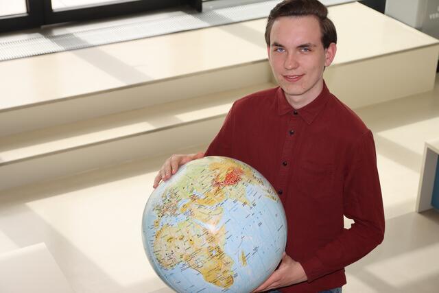 Borg-Schüler Daniel Meichenitsch steht im Finale des GEOnomic-Awards. | Foto: BG/BRG Feldbach