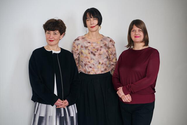 V.l.n.r.: Nataša Ilić, Ivet Ćurlin und Sabina Sabolović vom Kollektiv WHW leiten die Wiener Kunsthalle noch bis Sommer 2024. | Foto: Foto: Damir Žižić