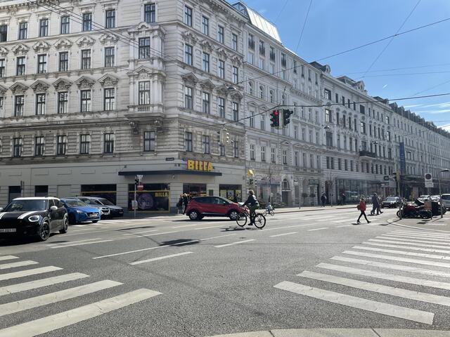 Zu den unfallauffälligen Stellen 2021 zählt die Kreuzung Landstraßer Hauptstraße/Neulinggasse/Wassergasse. | Foto: Hannah Maier
