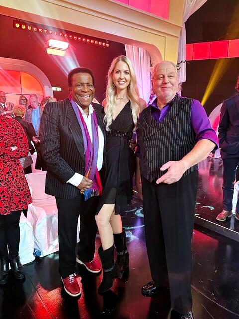 Mit Roberto Blanco und Hannes Kartnig im Ballroom. | Foto: Heimo Turin