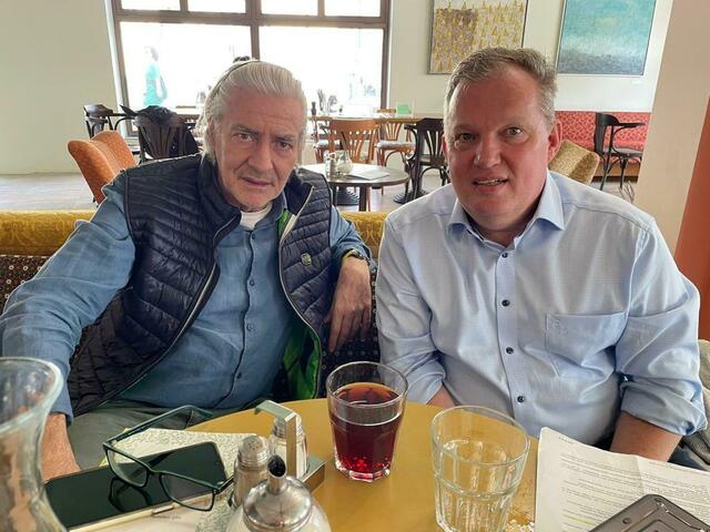 Sepp Wimmer (links) und Leo Spitzbart setzen auf konstruktive Zusammenarbeit. | Foto: Hahn