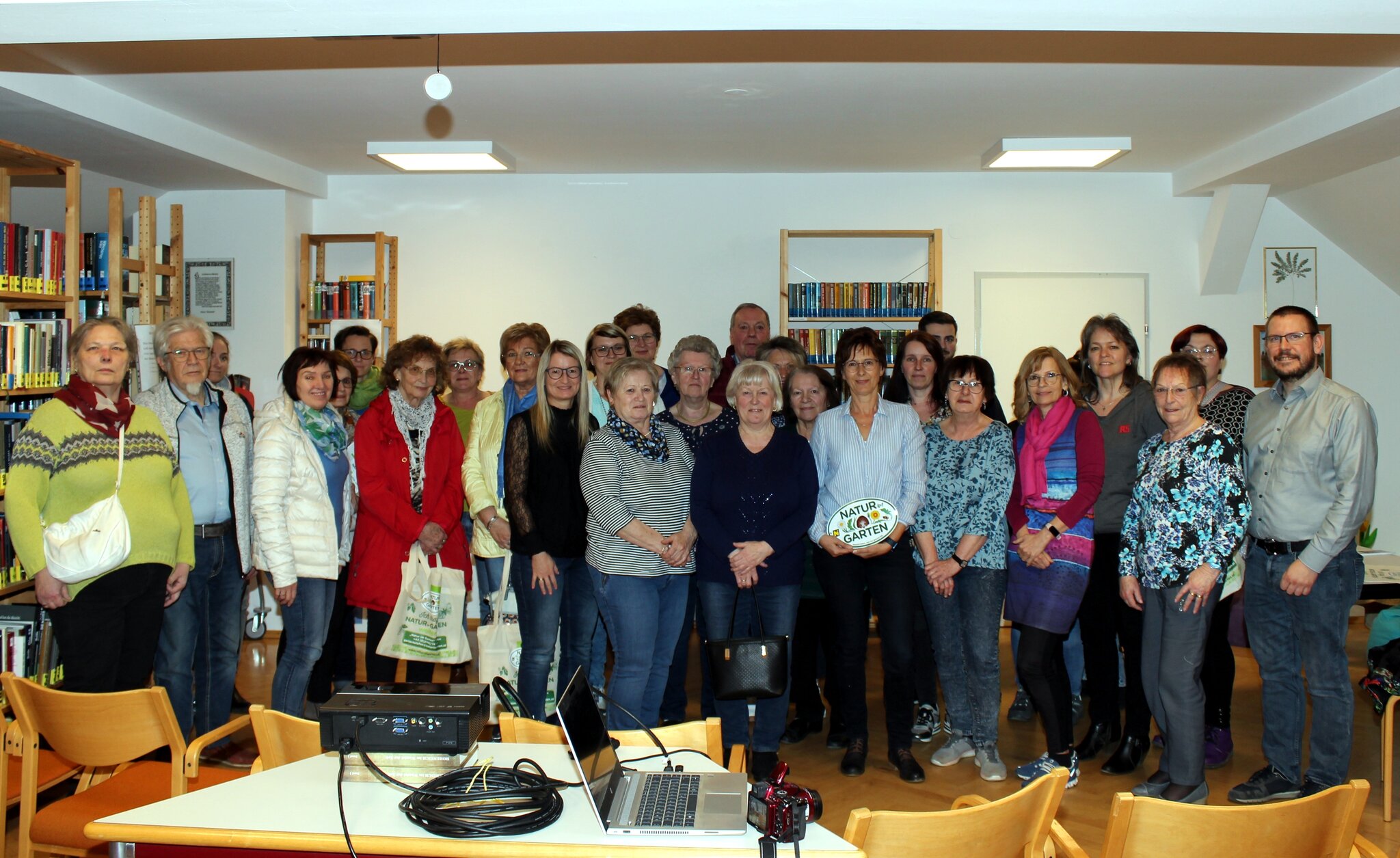 Quer durch den Gemüsegarten gings in Hoheneich Gmünd