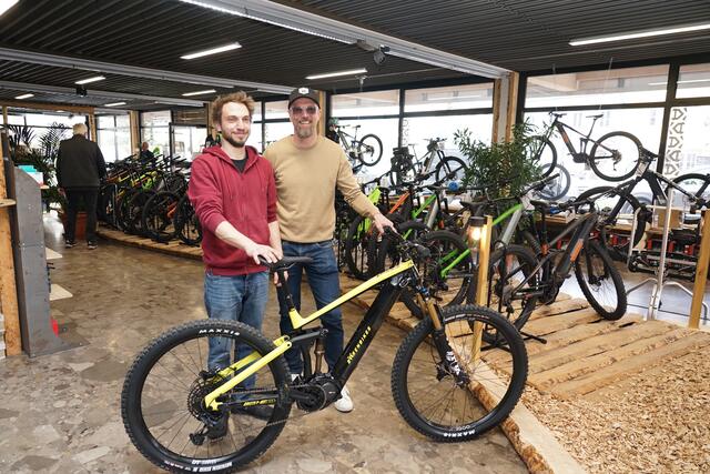 BärenBike-Berater: Jakob Krall und Bernhard Kraker (von links). 