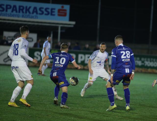 ASK Voitsberg führt mit acht Punkten Schützenhilfe vom ASK Köflach