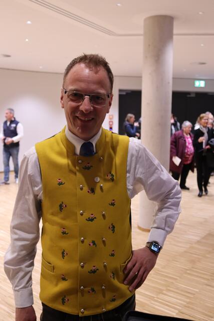 Freute sich über einen regen Besucherandrang: Der Obmann der MK Ischgl, Dietmar Walser.  | Foto: Elisabeth Zangerl 