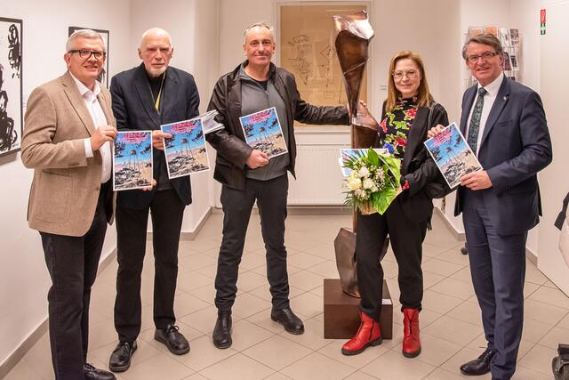 Christian Hoffmann, Gotthard Fellerer, Talos Kedl, Margarete Jahrmann und Franz Piribauer. | Foto: Kreska