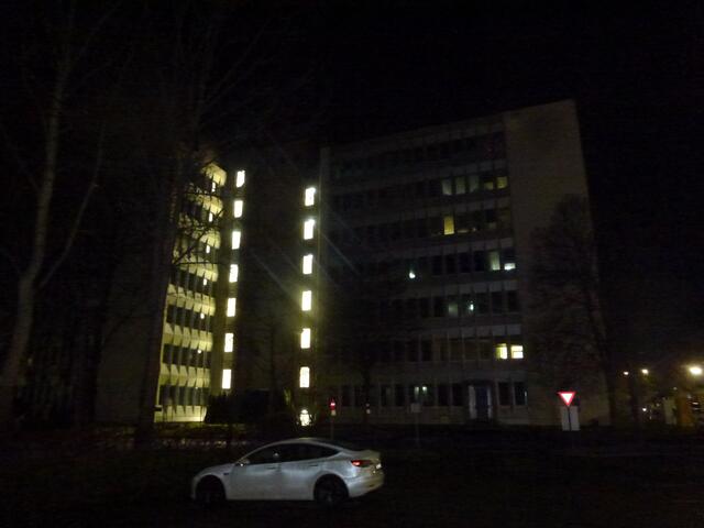 Festbeleuchtung Steigenhäuser Wirtschaftskammer  bzw. WIFI zur Earth Hour 2023. 