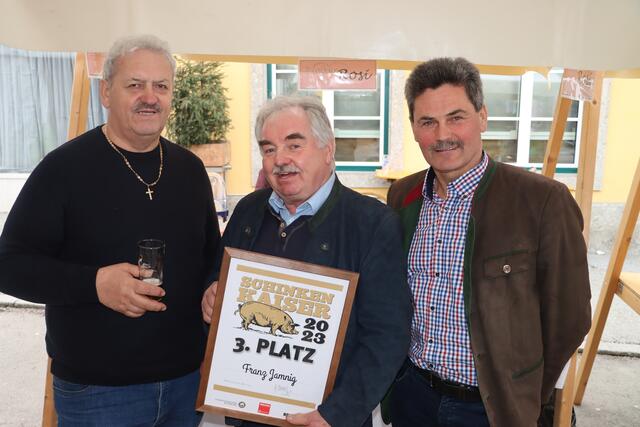 Johann Knucsarids, Franz Jamnig und Johann Tomitz | Foto: Christopher Polesnig