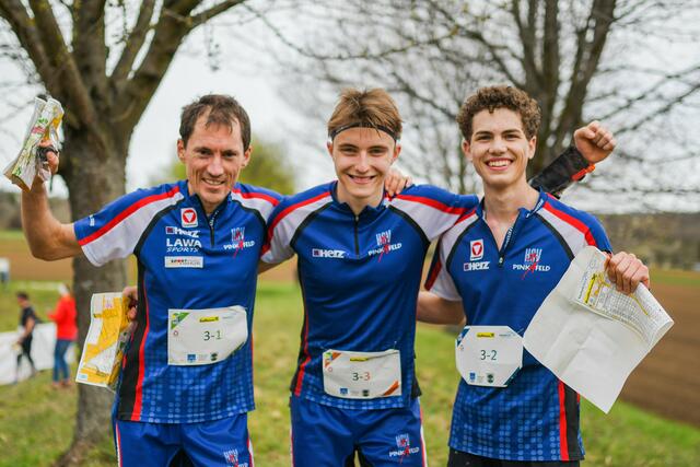 Goldmedaille für Gernot Ymsén, Lukas Wieser und Simon Tobler in der Mannschaft. | Foto: HSV Pinkafeld
