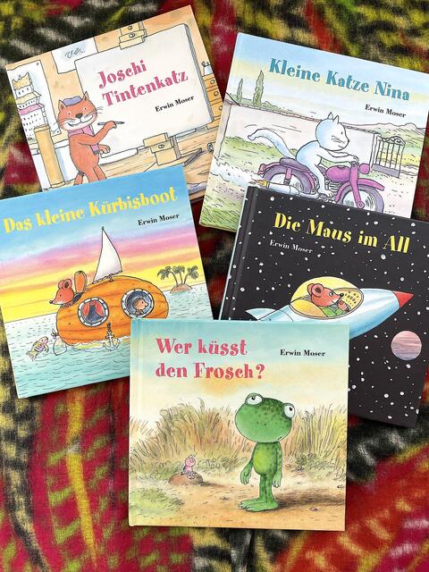 Fünf auf einen Streich: Der Nord Süd Verlag legte zeitgleich die beliebten Moser-Minis neu auf. | Foto: Necker