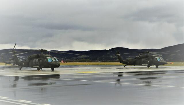 Neue Stellflächen und Rollfeld mit "Black Hawks" | Foto: Christian Nowotny