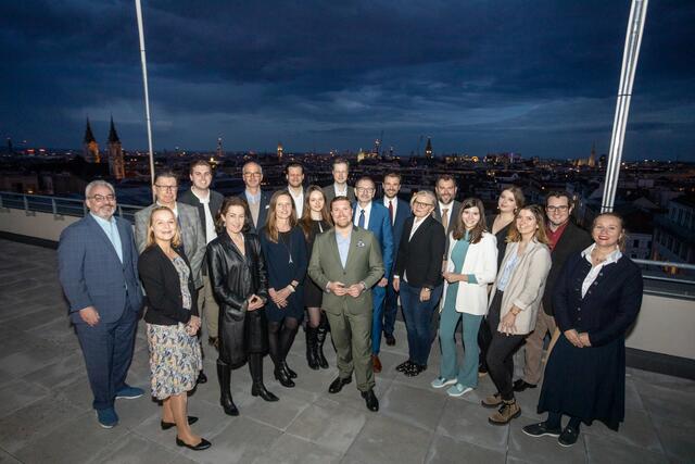 Der neue Vorstand der ÖVP Josefstadt wurde kürzlich gewählt. | Foto: ÖVP Wien/Deak