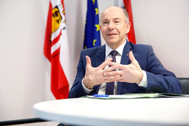 Max Hiegelsberger (ÖVP) ist seit Oktober 2021 Erster Landtagspräsident in Oberösterreich. | Foto: Hermann Wakolbinger