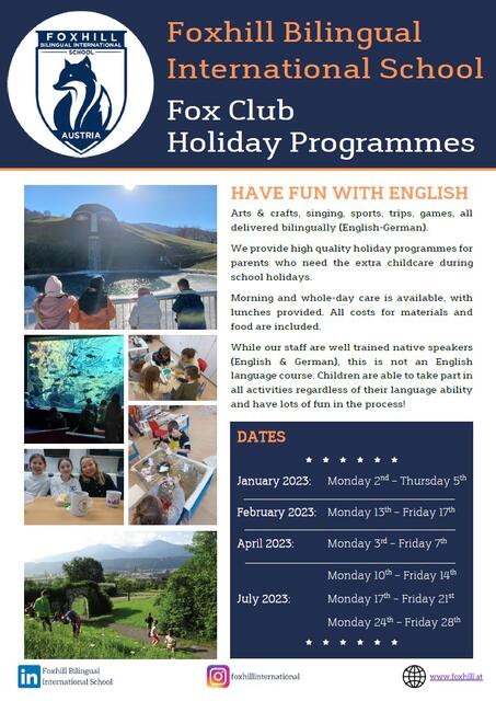 Foto: Foxhill Bilingual International School