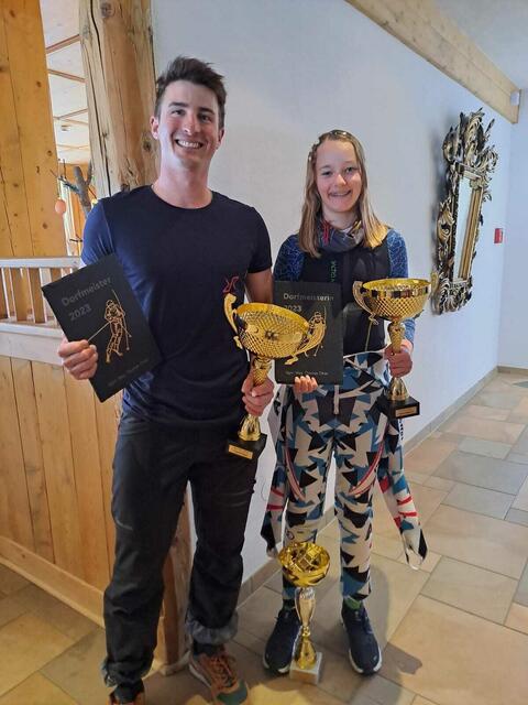 Zirler Dorf- und VereinsmeisterIn 2023: Thomas Gruschi und Stefanie Salinger | Foto: Salinger