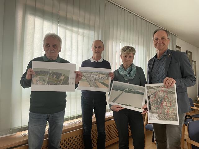 "Nach der Donaubrücke sollten die Verkehrsteilnehmer nicht durch die Au fahren, sondern einfach gerade weiter", so die Ennsdorfer Bürgerplattform. | Foto: BRS/Pechböck