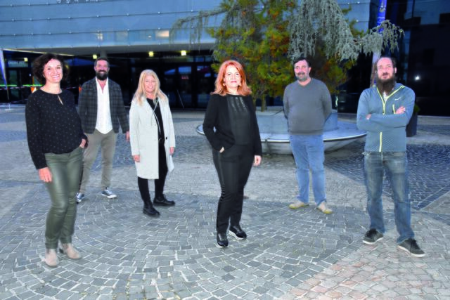 Die Führung der AG Telfer Wirtschaft mit Obfrau Patricia Hagele (3. v. r.) war die letzten Jahre aktiv. Die Zukunft ist noch offen. | Foto: Lair