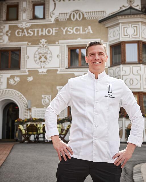 Jüngster Fünf-Hauben-Koch Österreichs: Benjamin Parth aus Ischgl holte auch im aktuellen Gault&Millau 2023 19 Punkte. | Foto: Helge Kirchberger Photography / Red Bull Content Pool