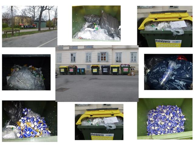 Beim Grazer Halbmarathon siegte diesmal Altpapier mit 53,6 Prozent klar vor Restmüll mit 23,4 Prozent. 
Den dritten Platz belegte die gelbe Tonne mit 21,7 Prozent.
Keine Starterlaubnis erhielt die Biotonne...