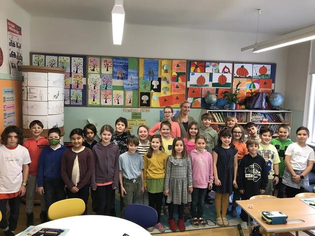 Schülerinnen und Schüler der Volksschule Lutherschule sammelten Geld für die Erdbebenopfer in der Türkei und Syrien. | Foto: VS Lutherschule