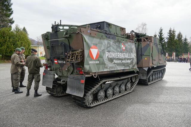 Das Pionierbataillon war ebenfalls vertreten. | Foto: Emanuel Hasenauer